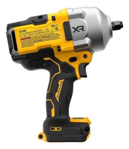 Chave De Impacto 1/2 Dewalt Modelo Dcf961b Sem Bateria E Sem Carregador Amarelo Com Preto 20v 2