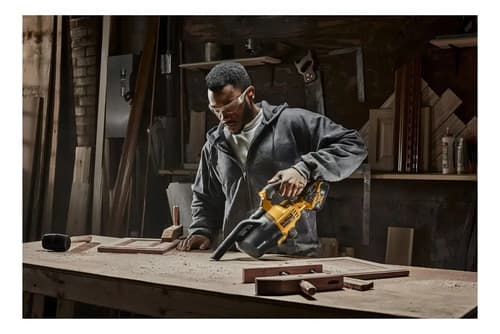 Aspirador De Pó Portátil Industrial Dewalt Modelo Dcv501hb Acompanha 6 Acessórios 20v Amarelo 6