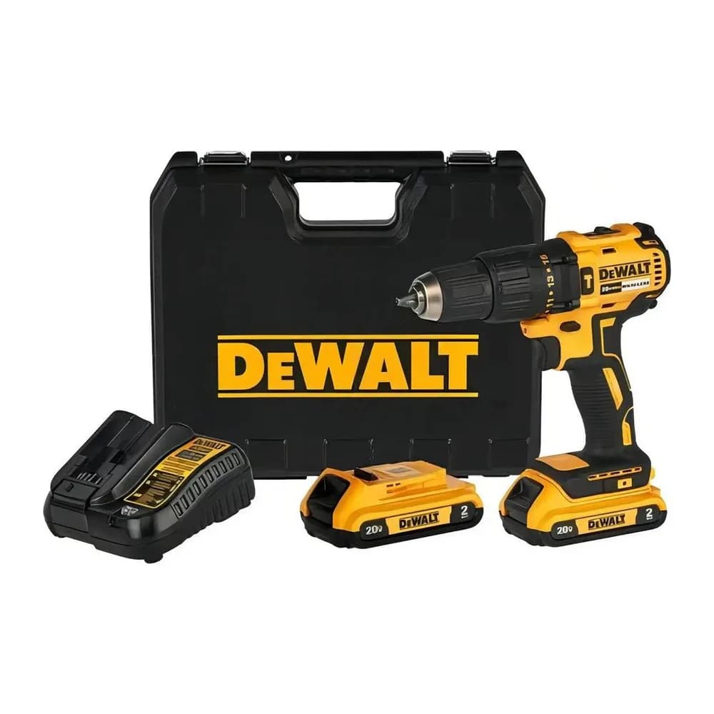 Parafusadeira e Furadeira de Impacto 13MM 20V Dewalt DCD7781D2 com 2 Baterias, Carregador e Maleta Amarelo 220V – DCD7781D2BR