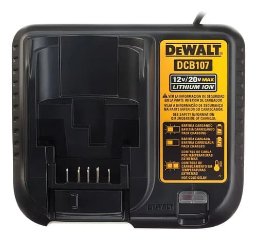 Parafusadeira E Furadeira De Impacto 13mm 20v Dewalt Dcd7781d2 Com 2 Baterias, Carregador E Maleta Amarelo 220v 50 Hz 4