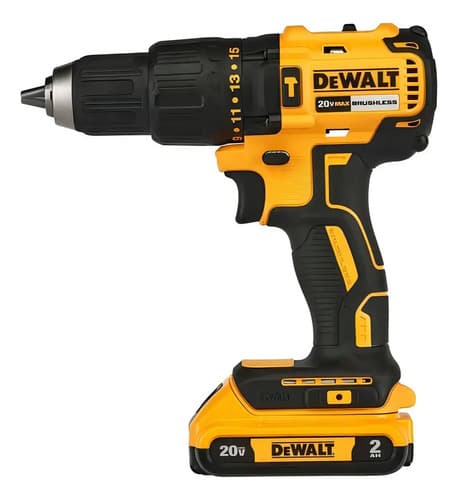 Parafusadeira E Furadeira De Impacto 13mm 20v Dewalt Dcd7781d2 Com 2 Baterias, Carregador E Maleta Amarelo 220v 50 Hz 2