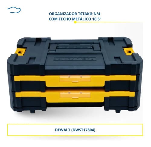 Caixa Organizadora De Ferramentas Dewalt Dwst17804 Capacidade De 7,5kg Preto/amarelo 3