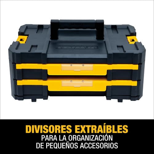 Caixa Organizadora De Ferramentas Dewalt Dwst17804 Capacidade De 7,5kg Preto/amarelo 9
