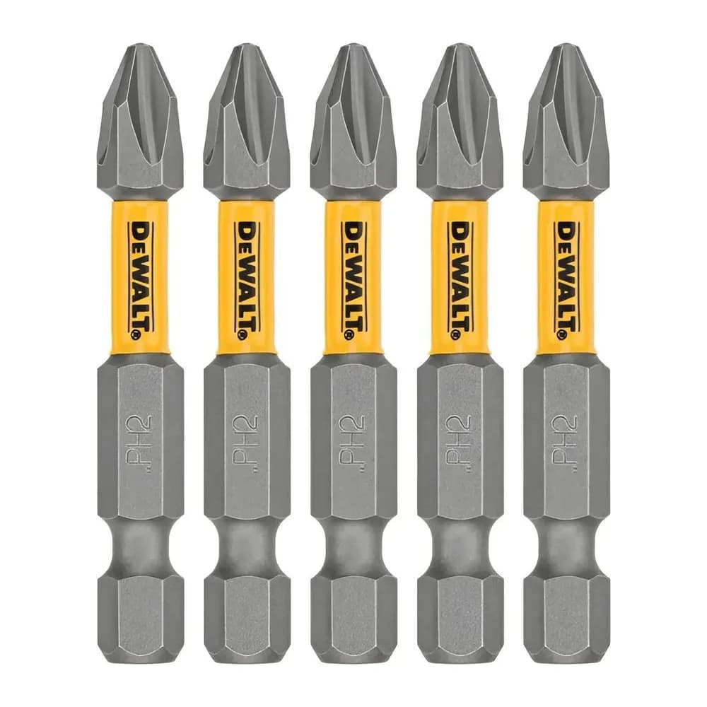 Jogo Bits Impacto 5PCS Dewalt DWAF2PH2-5H Maxfit 50MM Ponta Phillips PH2