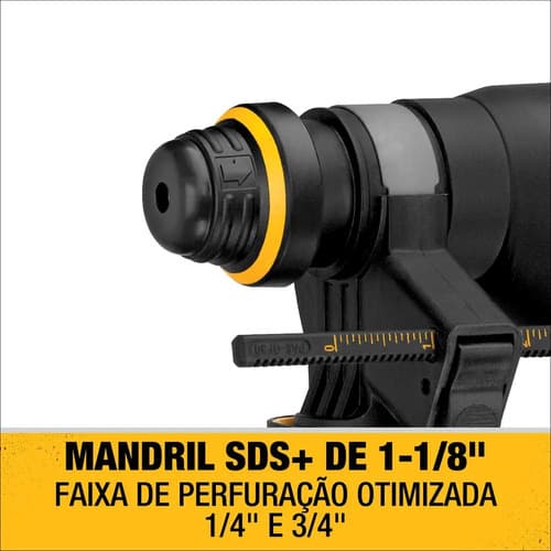 Martelete Perfurador E Rompedor Dewalt Modelo Dch263b Amarelo/preto 20v 4