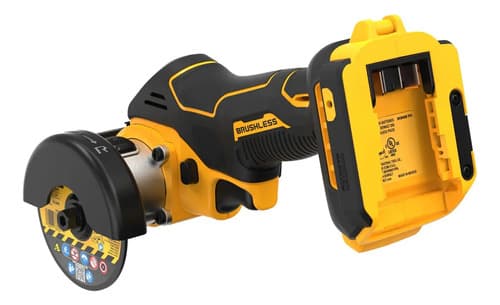 Recortadora Angular Para Acabamento 3 À Bateria Dewalt Dcs438b-b3 Amarelo/preto 20v 5