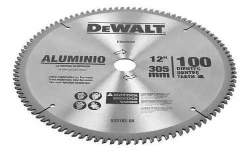 Disco De Serra De Madeira Dewalt Dwa03240 De 12 E 100 Dentes 7