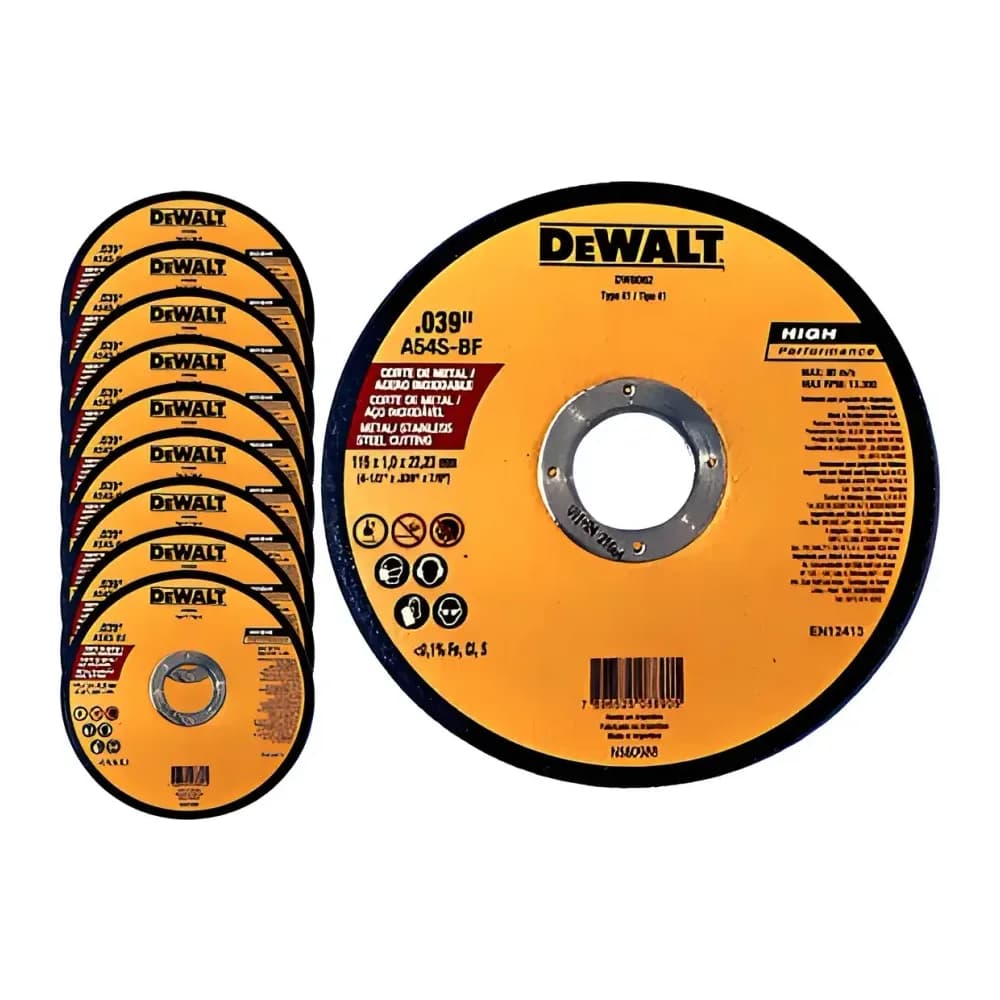 DISCO ABRAS.CORTE INOX 4 1/2"x1.0x7/8" DW8062 – DW8062