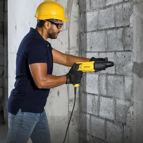Martelete Stanley Modelo Shr263k Potência 800w Amarelo/preto 220v 50 Hz/60 Hz 7