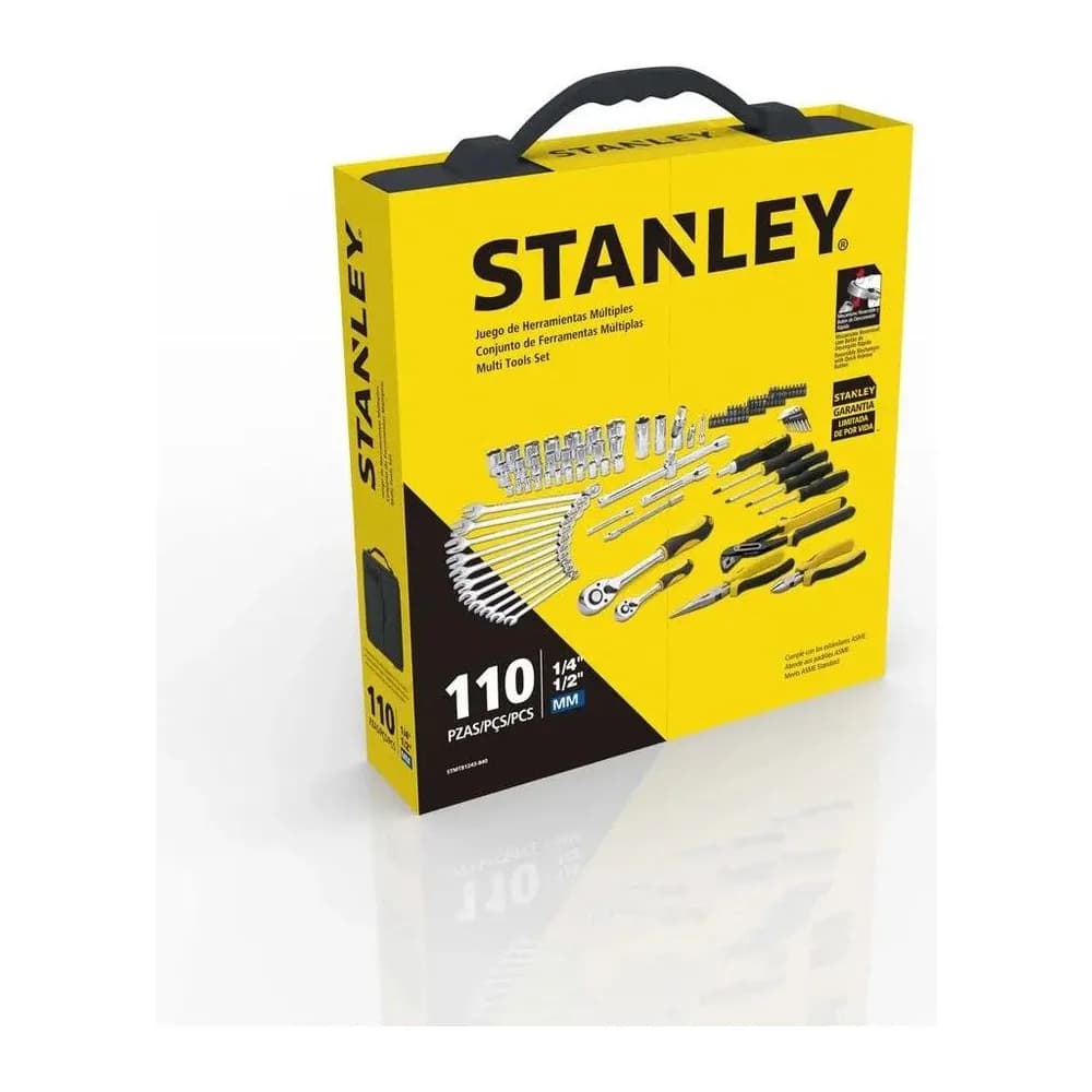 Jogo Kit Ferramentas 110 Peças Cromado STMT81243-840 Stanley Silver – STMT81243-840