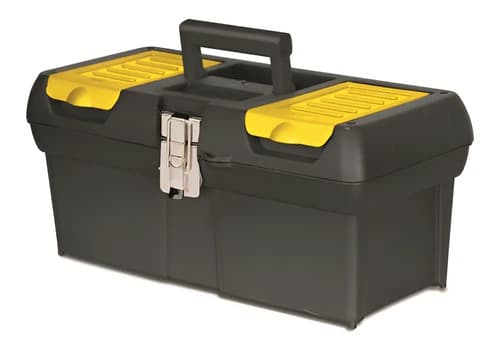 Caixa De Ferramentas Millenium 12,5 Stanley, Modelo 013013s, Caixa Fabricada Em Polipropileno Com Fechos Em Metal Niquelado E Bandeja Organizadora, Capacidade De 50kg Preto 6