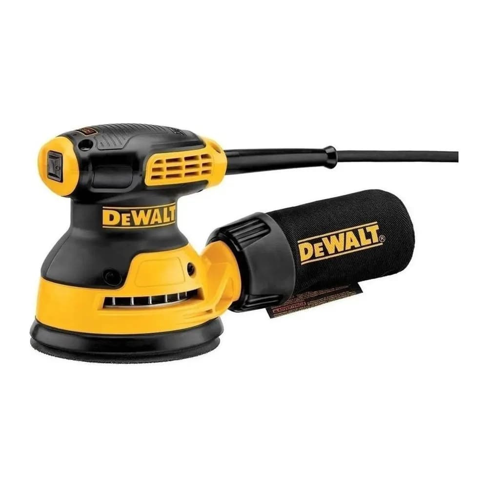 Lixadeira Roto Orbital 125MM Dewalt DWE6421 280W 12000 Opm 220V Amarelo 50 HZ/60 Hz – DWE6421-B2