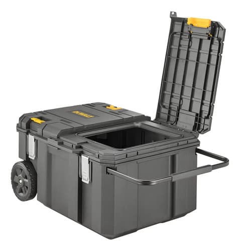Caixa De Ferramentas Contractor Dewalt Modelo Dwst17871 Organizador Empilhável Capacidade De 50kg Preto