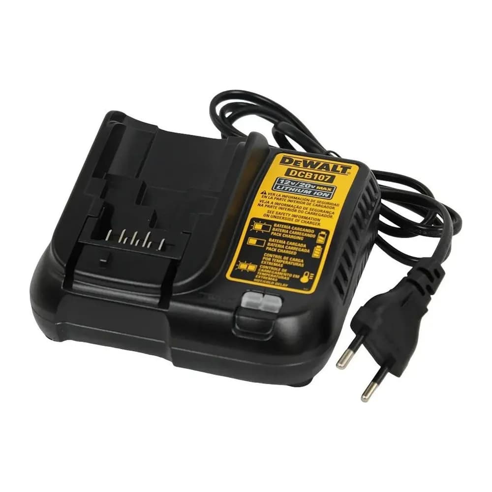 Carregador Bateria DCB107 para Baterias 12V À 20V Dewalt – DCB107BR