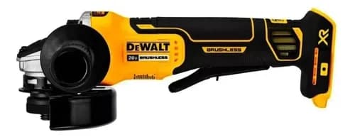 Esmerilhadeira Angular 115-125mm 20v Brushless Dewalt Dcg413p2 Velocidade 9000rpm Amarelo 127/220v 2