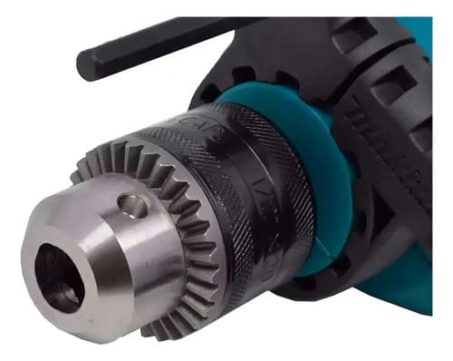 Furadeira Martelete Parafusadeira Elétrica De 13mm Makita Hp1640x2 680w + Accesorio Azul-turquesa 220v 3