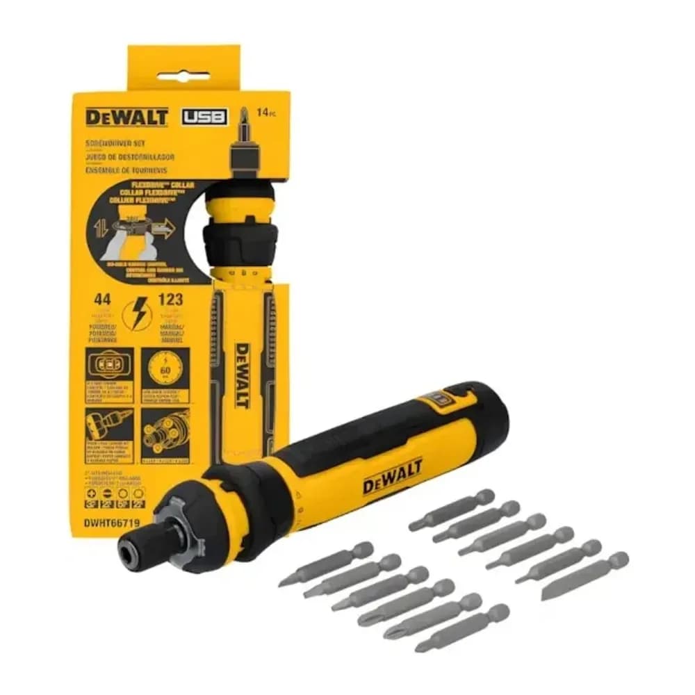 Parafusadeira Sem Fio com Controle Flexdrive e Pontas Dewalt DWHT66719 Preto – DWHT66719