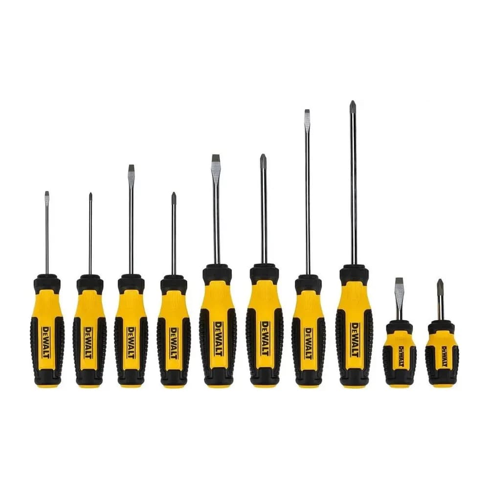 Conjunto de Chaves de Fenda Dewalt de 10 Peças – DWHT65201